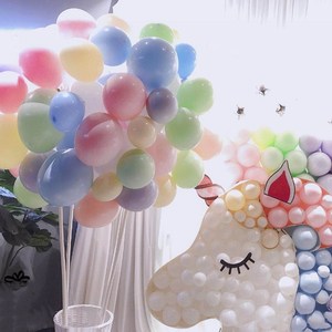 10 pouces (100 pièces/sac) Macaron ballons mariage <span class=keywords><strong>anniversaire</strong></span> toile de fond Latex ballon décoration - Product Image 3