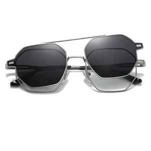 Новые поляризованные солнцезащитные очки для близорукости модный Многоцелевой Магнитный поглощающий меняющий Набор очков Модные солнцезащитные очки