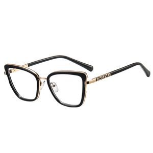 MS 82294 2025 Nuevas monturas de anteojos TR90 + Gafas ópticas de metal Bloqueo de luz azul Gafas graduadas personalizadas Lunettes De Luxe - Product Image 2
