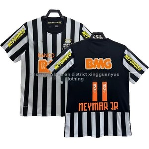Maillot de football vintage <span class=keywords><strong>Santos</strong></span> domicile n°11 Neymar Ligue Brésilienne 1213 édition commémorative 100% nylon – Vente en gros - Product Image 5