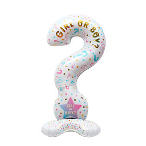 4 Sand tand ugestión Ark alloon ababy Ender eveal iant alloaceite alloon para ababy irirthday arty ecoration - Product Image 1