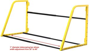 Treo Tường Treo 2 Lốp Hiển Thị Giá Heavy Duty Thép Nhà Để Xe Lốp Hiển Thị Kệ Treo Lưu Trữ Chủ Sở Hữu - Product Image 4