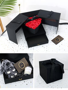 กล่องของขวัญลูกบาศก์มหัศจรรย์ ดอกไม้สบู่ ของขวัญวันเกิดสำหรับแฟนสาว ของขวัญวาเลนไทน์สุดพิเศษ ของขวัญสร้างสรรค์ - Product Image 6