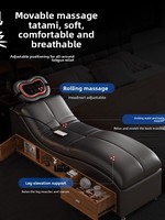 2026 Neues Multifunktionales Tatami-Smart-Bett für Hauptschlafzimmer, Kingsize 2m x 22m, Hochwertiges Elegantes Hochzeitsbett mit Projektor