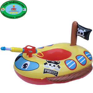 <span class=keywords><strong>Bateau</strong></span> <span class=keywords><strong>pirate</strong></span> gonflable pour enfants avec pistolet à eau, flotteur pour bébé, jeu d'eau amusant pour les fêtes d'été à la piscine - Product Image 2