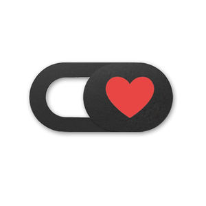 Motif d'amour objectif de caméra <span class=keywords><strong>Web</strong></span> Cam couverture téléphone portable anti-espion diapositive Logo personnalisé PC Blister carte OEM universel Webcam couverture de confidentialité - Product Image 1