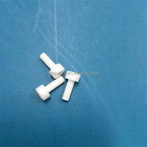 M3 <span class=keywords><strong>M5</strong></span> M6 M8 M12 Tornillo de cerámica de zirconia Perno de cerámica ZrO2 Varilla roscada de cerámica - Product Image 5