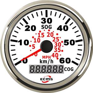 Analog Gauge <b>GPS</b> Speedometer 60km/h 85mm for Yacht Boat RV Car Modified Vehicle <b>Navigation</b> & <b>GPS</b> - Product Image 3