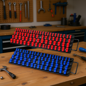 Socket Organizer Set 2Pcs 160 Clips Steel Tray Metric SAE <b>Tool</b> <b>Storage</b> Model D0100HRS6YP - Product Image 2