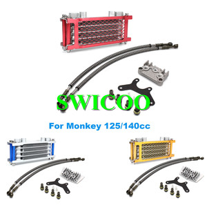 Top Qualité Singe Vélo Pièces Moteur De <span class=keywords><strong>Moto</strong></span> Refroidisseur D'huile De Refroidissement Radiateur Kit pour Singe <span class=keywords><strong>125</strong></span>/140cc Pit Bike - Product Image 2