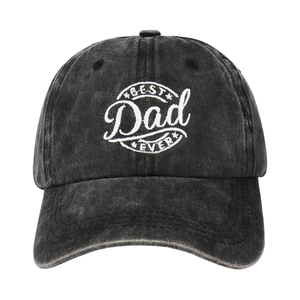 Cappellino da Baseball Jeasona in Denim a 6 Pannelli con Ricamo 3D a Motivo Geometrico Unisex per Adulti Regalo Estivo per Papà Nonno Marito - Product Image 1