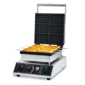 Machine à gaufres 6 carrés, gain de place, haute efficacité pour les heures chargées - Product Image 2