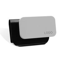 Diffuseur d'arômes de luxe en bois naturel et métal pour voiture, clip personnalisé pour pare-soleil, diffuseur d'huiles essentielles longue durée rechargeable pour voiture