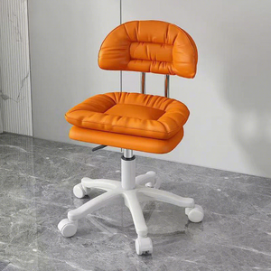 Silla Giratoria Ergonómica de Alta Calidad en Cuero Sintético Ajustable con Rotación de 360 Grados para Salón de Belleza Profesional y <span class=keywords><strong>Barber</strong></span>ía - Product Image 5