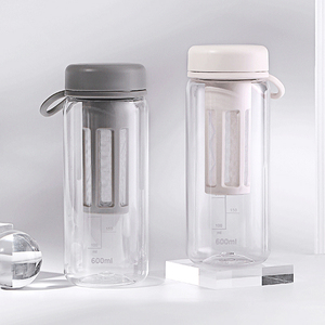 HIGHWIN Cafetière <span class=keywords><strong>à</strong></span> <span class=keywords><strong>infusion</strong></span> froide 450ml 600ml Bouteille d'<span class=keywords><strong>infusion</strong></span> froide avec infuseur amovible - Product Image 4