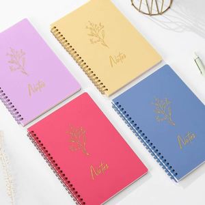 Business Student A5 <b>Spiral</b> <b>Bound</b> <b>Notebooks</b> Advertising Coil Design Soft Paper Cover Essential for Back-to-School Season Office - Product Image 5