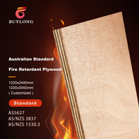 Kayu Lapis Tahan Api Standar Australia AS5637 Kelas E0 Papan Kayu Lapis Tahan Api untuk Panel Plafon dan Dinding AS 5637