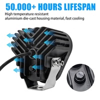 Accesorios RGB 24V Sistemas de Faros Ojo de Demonio para Motocicleta Luz LED Ojo de Diablo para Coche Todoterreno y Camión