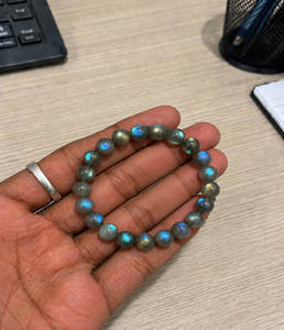 Beautiful Natural <b>Labradorite</b> Flashy <b>Bracelets</b> All Sizes Polished Crystal Beads Fashion Jewelry for Casual Wear Party Style Gift - Product Image 3