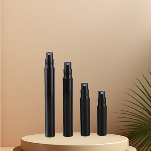 Wholesale Black Crimp Neck <b>Empty</b> 2ml 3ml 4ml 5ml Sample Perfume Atomizer <b>Plastic</b> <b>Bottle</b> with Pump Sprayer - Product Image 4