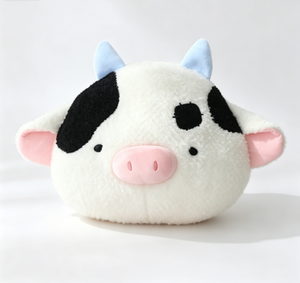 Cuscino Peluche a Forma <span class=keywords><strong>di</strong></span> <span class=keywords><strong>Mucca</strong></span> Personalizzato, Super Morbido, Accetta il Tuo Disegno, Logo Personalizzato, Imbottitura in Cotone PP, Giocattolo Unisex a Forma <span class=keywords><strong>di</strong></span> Animale - Product Image 2