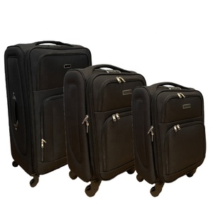 Juego de Maletas de Viaje de <span class=keywords><strong>3</strong></span> <span class=keywords><strong>Piezas</strong></span> de Tela de Poliéster con Laterales de EVA Suave, Económicas, en Oferta, SA SAU 20 24 28 Pulgadas, Maletas de Cabina - Product Image 2
