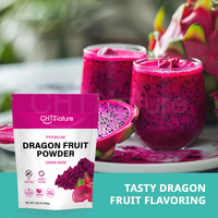 CHTNature colorant alimentaire lyophilisé poudre de fruit du dragon rouge 100 g/sac poudre de Pitaya lyophilisée