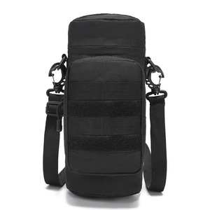 Outdoor <b>Water</b> Bottle Waist Bag Lightweight Detachable Strap Cycling Hiking Sports Hydration <b>Pack</b> Unisex Tan Color - Product Image 2