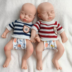 شعبية واقعية ناعمة 12 بوصة 31 سيليكون أعين مغلقة نائمة 1 ، <span class=keywords><strong>2</strong></span>.<span class=keywords><strong>3</strong></span> رطل الوزن تولد من جديد طفلة ولد لعبة للأطفال الصغار - Product Image 1