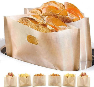 Bán Buôn Không Dính Tái Sử Dụng Máy Nướng Bánh Mỳ Túi Có Thể Giặt Nướng Bánh Sandwich Toastie Túi Cho Lò Vi Sóng Nướng - Product Image 2