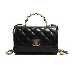 Mini Bolso de Mano Estilo 2026 para Mujer, de Gamuza, con Cadena Cruzada, Cierre de Diamantes, Tipo Clutch - Product Image 5