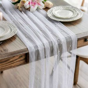 ผ้าปูโต๊ะโปร่งแสงลายมุกหรูหรา สีตามสั่ง ขนาดตามสั่ง เกรดอุตสาหกรรม สำหรับโรงแรม งานจัดเลี้ยง งานปาร์ตี้ - Product Image 1