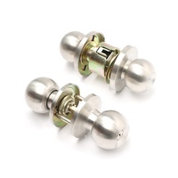 Cerraduras cilíndricas impermeables de venta directa de fábrica, cerradura de puerta redonda de acero inoxidable para privacidad