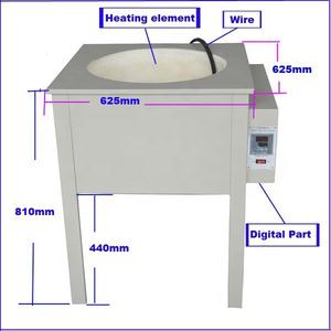Manteau chauffant numérique de laboratoire 50L avec contrôle <span class=keywords><strong>PID</strong></span> et thermocouple PT100 - Product Image 3