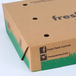 <span class=keywords><strong>Cajas</strong></span> de papel recubiertas de cera impermeables impresas personalizadas <span class=keywords><strong>para</strong></span> agricultura, embalaje de <span class=keywords><strong>frutas</strong></span>, mariscos <span class=keywords><strong>y</strong></span> <span class=keywords><strong>verduras</strong></span>, cartón de cera de impresión personalizada - Product Image 2