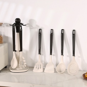 7 Pieces Silicone <b>Kitchen</b> Utensils Set Spatula Spoon Ladle <b>Kitchen</b> <b>Gadget</b> Cooking Utensils for <b>Kitchen</b> - Product Image 3