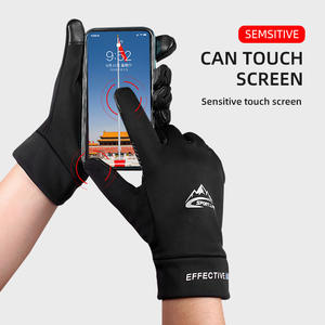 Guantes térmicos de invierno Pantalla táctil Mensajes de texto Guantes forrados de lana Guantes cálidos resistentes al agua a prueba de viento para conducir Ciclismo Correr - Product Image 2