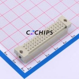 HC-CZ254-3-16-Z-11.5-G0-M DIN41612 Connector Through hole Component (THT),P=2.54mm Connector - Product Image 2