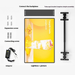 Caja <span class=keywords><strong>DE</strong></span> LUZ <span class=keywords><strong>DE</strong></span> góndola LED para supermercados, pasillos minoristas y grandes almacenes, solución <span class=keywords><strong>de</strong></span> publicidad colgante - Product Image 3