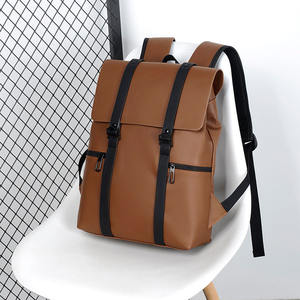 Personnalisé 2025 Sac à Dos Étanche pour Hommes Grande Capacité Portable Logo Personnalisé Sac à Dos en Cuir PU Sac à Dos d'Affaires - Product Image 3