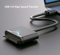 Adaptateur SATA vers USB 3.0 moins cher câble de convertisseur de disque dur externe pour prise en charge UASP HDD SSD de 2.5 pouces pour ordinateur portable