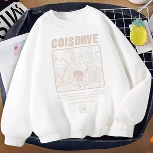<span class=keywords><strong>Felpa</strong></span> Pesante <span class=keywords><strong>Oversize</strong></span> all'Ingrosso di Alta Qualità da <span class=keywords><strong>Uomo</strong></span> a Maniche Lunghe Girocollo Tinta Unita Stampata Casual Unisex - Product Image 3