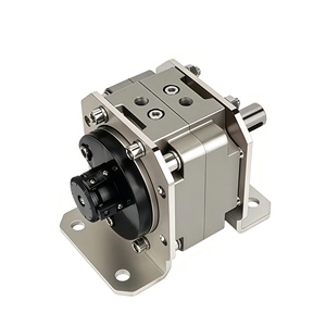 Actuador Rotatorio de Paletas Serie CRB1BW de Aleación de Aluminio, Cilindro Neumático de Doble Eje, 90 ° /180 ° /<span class=keywords><strong>270</strong></span> °   Ángulo de giro - Product Image 4