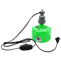 Support de lampe en céramique durable pour animaux de compagnie et reptiles avec interrupteur de température réglable et prise E27, câble et base de lampe