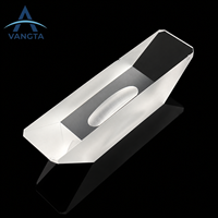 JGS1 Optical Glass Trapezoidal Prism Right Angle Prism Multi Surface Polishing for Laser Equipment Optical Applications
