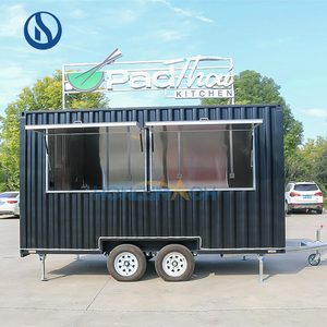 <span class=keywords><strong>Container</strong></span> nhà bếp xe tải 13ft rỗng nhượng thực phẩm Trailer giá rẻ để bán chấp nhận tùy chỉnh - Product Image 2