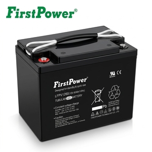 Batterie gel légère FirstPower LFPV1260 12V60Ah avec BMS intégré pour outils électriques, usage domestique et extérieur, durée de vie de 500 cycles - Product Image 1