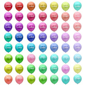 Ballons publicitaires personnalisés en latex de 12 pouces avec logo imprimé sur mesure - Product Image 2
