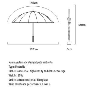 Parapluie de grande taille pour affaires en gros Parapluie de longue pluie et de soleil Parapluie de <span class=keywords><strong>golf</strong></span> renforcé moderne cadeau publicitaire droit - Product Image 6