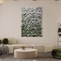 Lukisan Dinding Kulit Asli 3D Buatan Tangan Mewah untuk Dekorasi Interior Hotel Modern Karya Seni Hotel Kustom